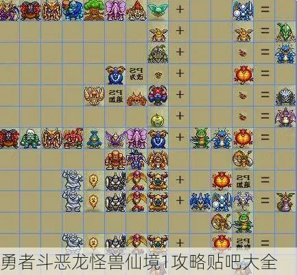 勇者斗恶龙怪兽仙境攻略　勇者斗恶龙怪兽仙境攻略流程