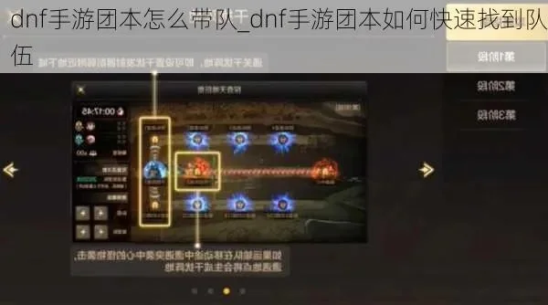 dnf手游普通团队长-新手队长带团指南